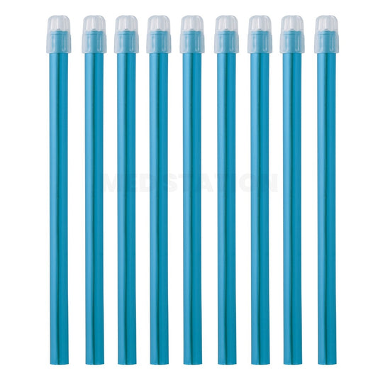100pcs Euronda Monoart Disposable Saliva Ejectors EM15 - Blue Lagoon